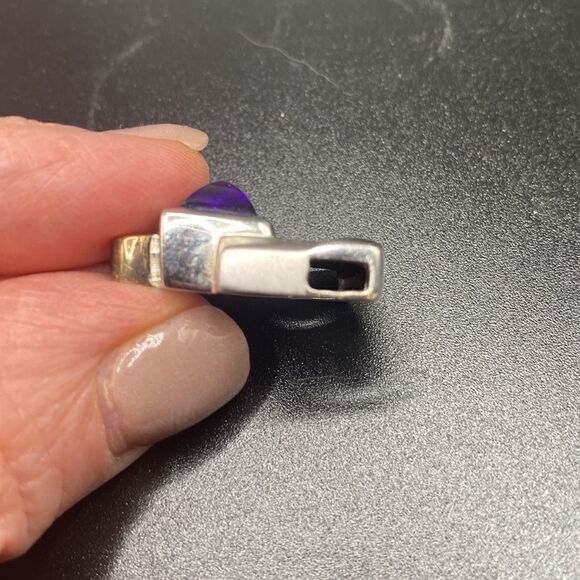Sterling silver 925 Amethyst Ruby Pendant - Picture 13 of 13